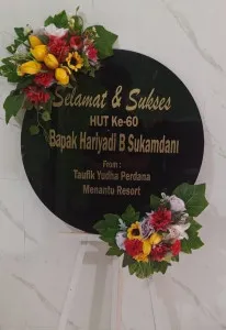 Papan Akrilik Ucapan Ulang Tahun Wajo